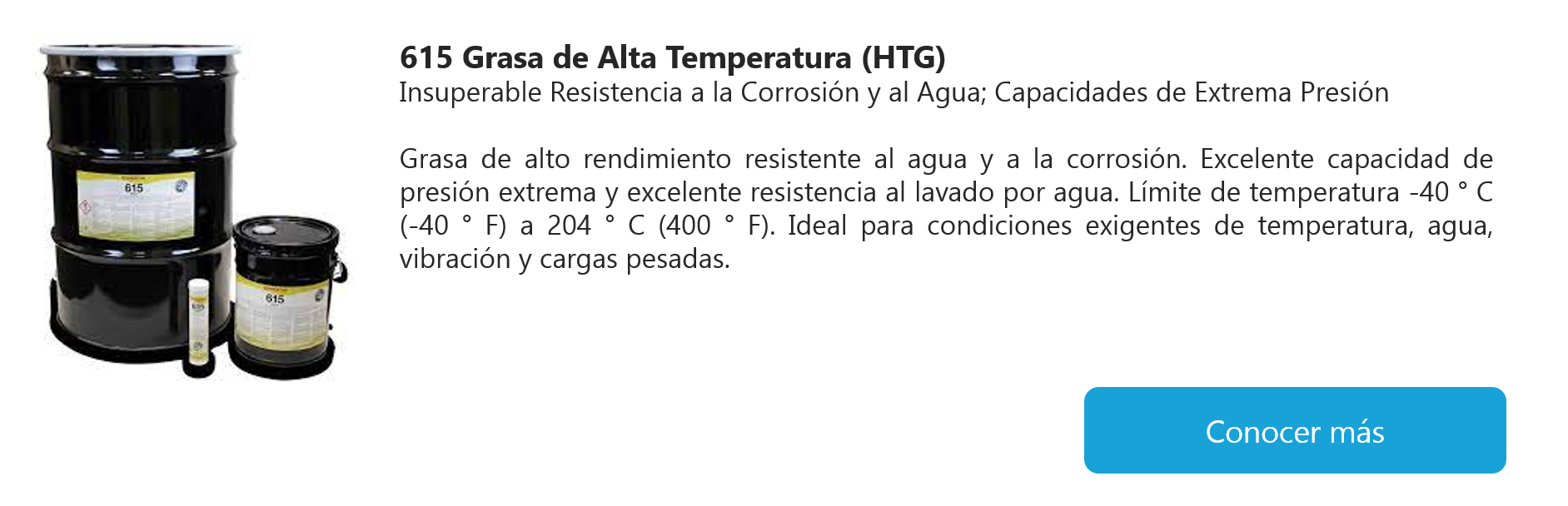 615 Grasa de Alta Temperatura (HTG)